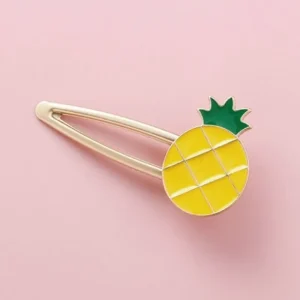 Ananas Hårklämma - Frukt flickor Hårtillbehör<VSmycken Discount