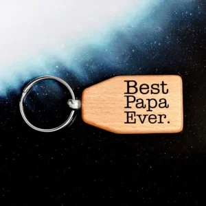 Best Papa Ever nyckelring - Bästa Pappa<VSmycken Best