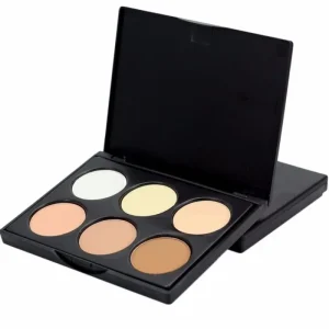 Contour Powder Kit, 6 färger -Highlight & Bronzer<VSmycken Outlet