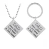 DAD my hero / best friend Halsband & Nyckelring<VSmycken New