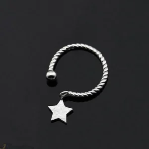 Fin ring i äkta 925 silver med stjärna<VSmycken Online