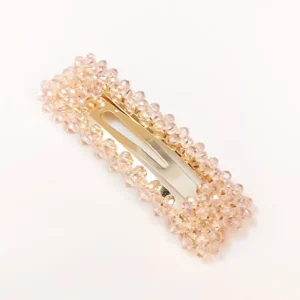 Fina rosa hårklämma - Hårtillbehör<VSmycken Fashion