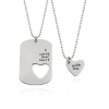 i carry your heart with me 2 st halsband<VSmycken Clearance
