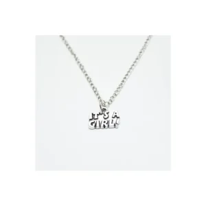 It's a girl - halsband Silver<VSmycken Clearance