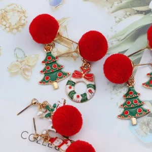 Jul Örhängen - julgran<VSmycken Fashion