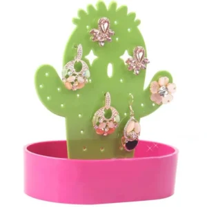 Kaktus smycken ställ för Örhängen, halsband & armband<VSmycken Fashion