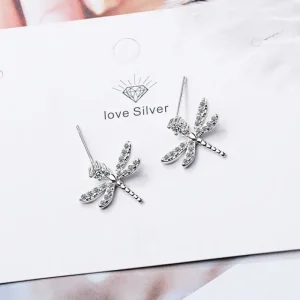 Äkta 925 silver Dragonflies Örhängen<VSmycken Sale