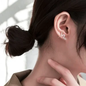 Kubisk zirkonia Heartbeat smyckeset i silver<VSmycken Online