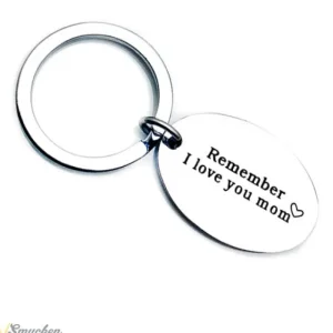 Nyckelring - Kom ihåg jag älskar dig mamma, Remember I Love You Mom<VSmycken Sale