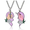 2pcs Splice Best Friends - Best Buds Lighter and Cigarettes halsband 2st<VSmycken Outlet