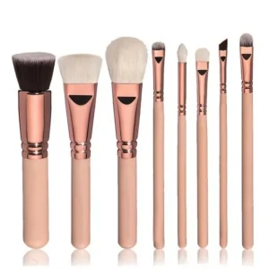 Set med sminkborstar - 8 st<VSmycken Fashion