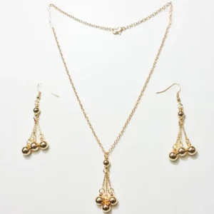 Smyckeset - Guldiga Kulor<VSmycken Hot