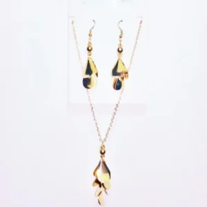 Smyckeset - Guldiga Löv<VSmycken Discount