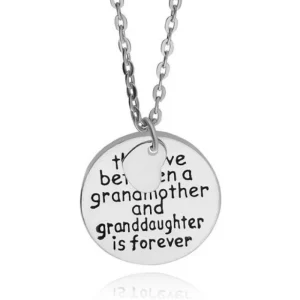 The Love Between a Grandmother and Granddaughter is Forever halsnband<VSmycken Fashion
