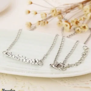best friend text halsband silver - Vänskapssmycken<VSmycken Online