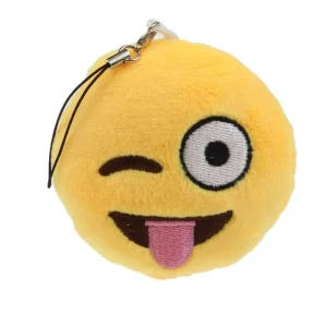 Blink/tunga Nyckelring - Emoji<VSmycken Hot