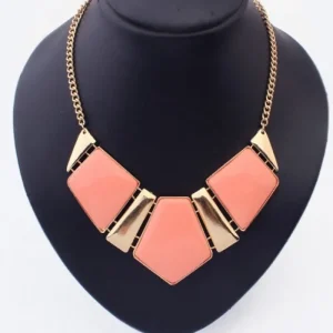 Choker Necklace - Guldig rosa<VSmycken Hot