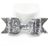 GLITTER ROSETT - HÅRKÄMMA SILVER<VSmycken Outlet