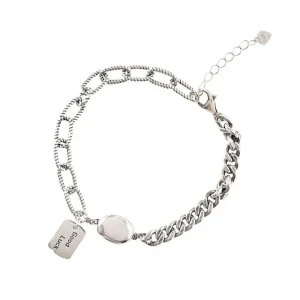 Good luck Vintage äkta Silver Armband<VSmycken Sale
