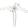 Hårnål med ovala glasstenar & pärlor<VSmycken Outlet