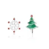 julgran och snöflinga örhängen - julsmycken<VSmycken Outlet