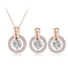 18K guldpläterad zirkonia SET - smyckesset<VSmycken Clearance