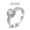 18k vacker silverplätering ring - Storlek 7<VSmycken Sale