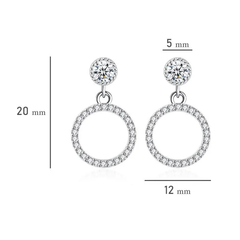 kta__silver_cubic_zirconi_2.webp Äkta 925 silver cubic zirconia cirkulär örhängen<VSmycken Discount