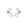 Äkta 925 Silver Stjärnor örhängen<VSmycken Discount