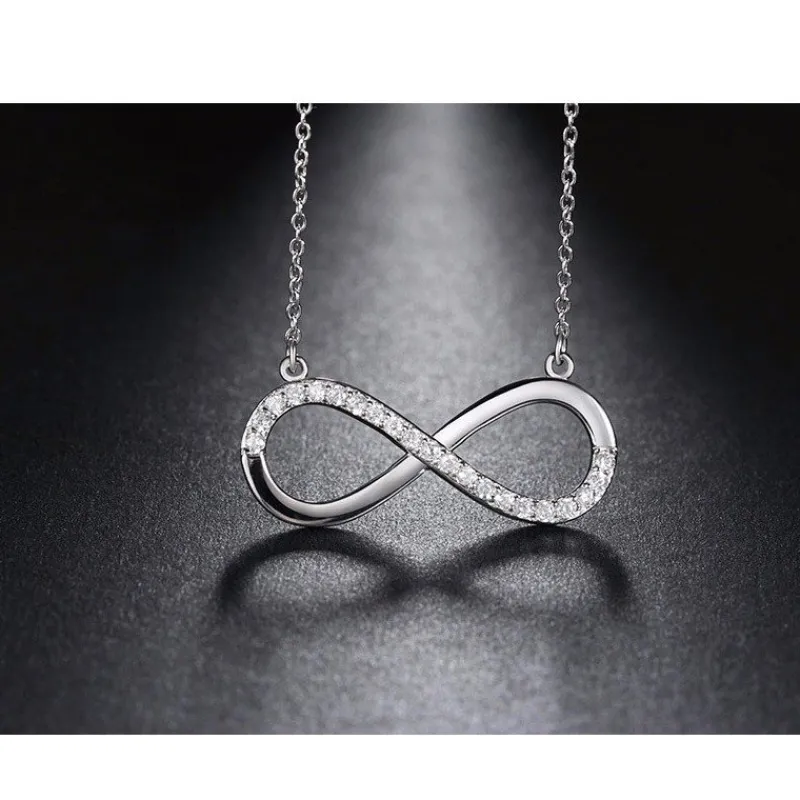 platinplterad_infinity_ha_1.webp Platinpläterad Infinity HALSBAND - 925 Silver<VSmycken Online