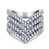 RING DAM - SILVERPLÄTERAD STORLEK 7<VSmycken Discount