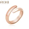 SIMPLE Fin guld ring - STORLEK 7<VSmycken Outlet