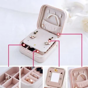 Smycken förvaring box organisator reser bärbart smycken box - förvara accessoarer<VSmycken Sale