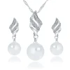 Smyckeset med Strasstenar<VSmycken Clearance