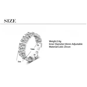 Snygg ring i äkta 925 silver med Cubic Zircon<VSmycken Sale