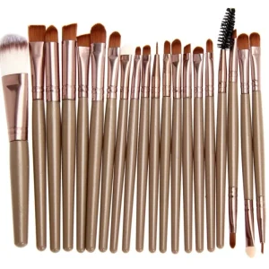 20 st Professionella sminkborstar - Beige<VSmycken Outlet