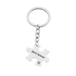 2 st Puzzle His Always and Hers Forever Nyckelring BFF<VSmycken Fashion