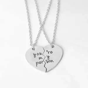 You're My Person halsband Couple Lover's Best Friends 2 st<VSmycken Best